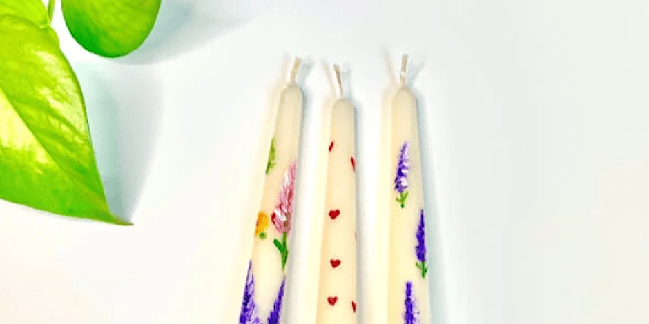 Paint & Sip: Candle Painting Workshop