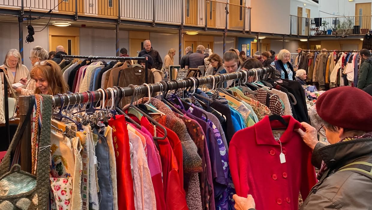 December Flea Market Out of the Blue Drill Hall edinburgh